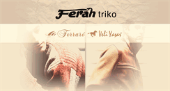 Desktop Screenshot of ferraro.com.tr