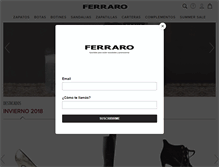 Tablet Screenshot of ferraro.com.ar